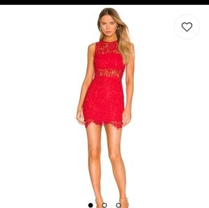 Superdown (Revolve) Small Red Mini Dress